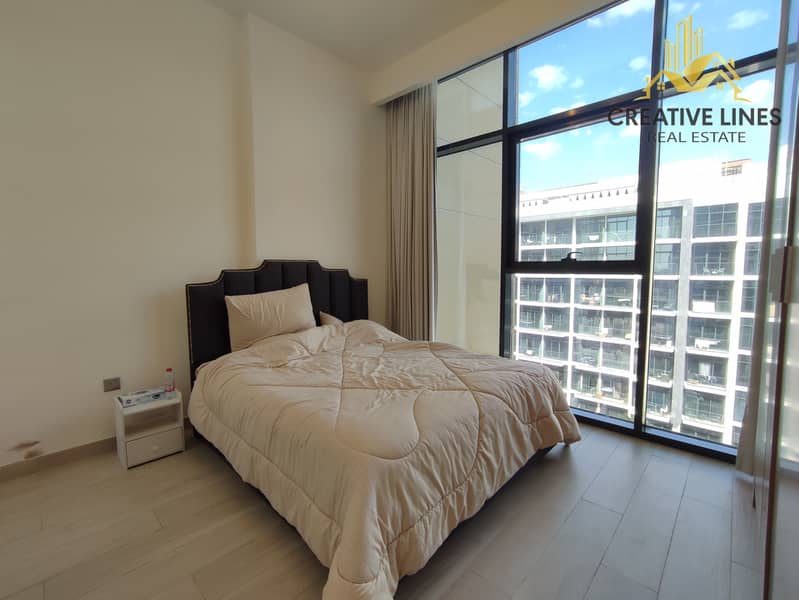 Luxury Furnished 1BHK with 2 Bathrooms in Azizi Riviera, MBR City | Near Dubai Mall and Ras AL Khor Road| Chiller Free