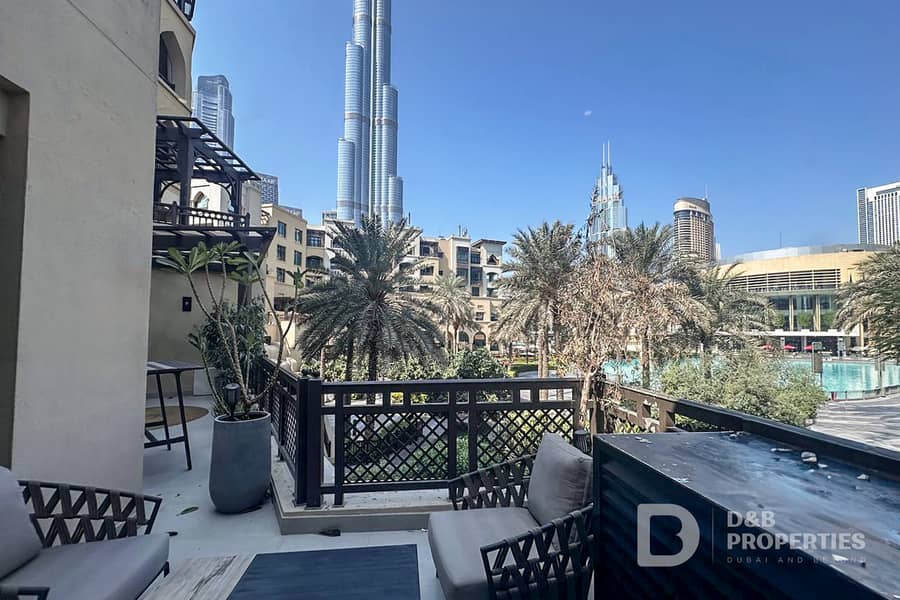 Full Burj Khalifa | Upgraded | Vacant | Terrace