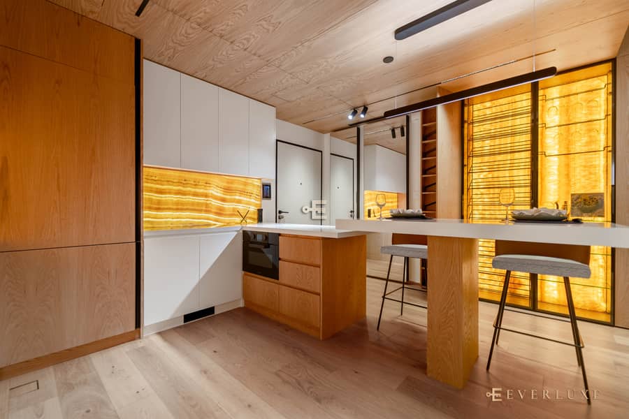 Warm Minimalist Waterfront Residence with Sea & Palm Jumeirah Views - Image 12