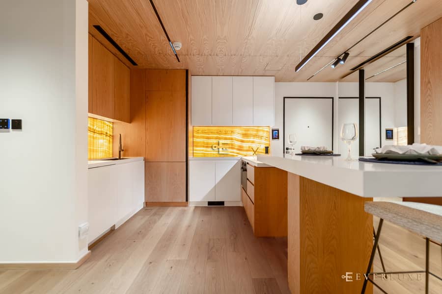 Warm Minimalist Waterfront Residence with Sea & Palm Jumeirah Views - Image 13