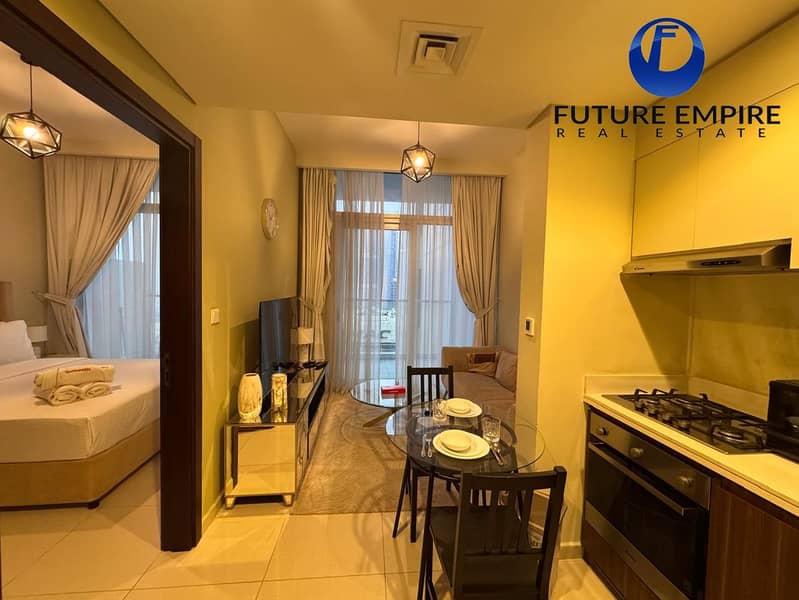 Elegant Furnished 1bhk |High Floor Burj View - Image 8