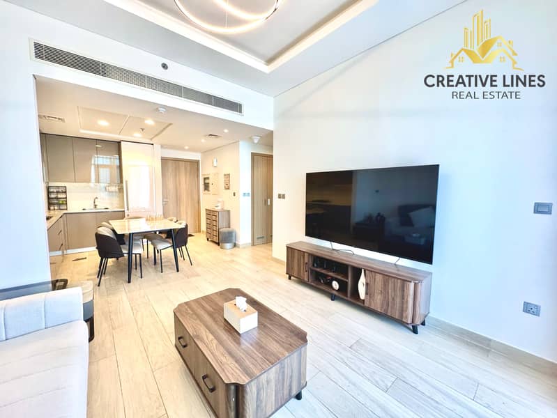 Elegant 1BHK Apartment | Fully Furnished | Burj Khalifa View