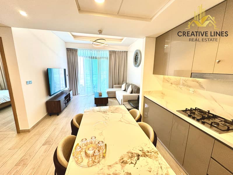 Elegant 1BHK Apartment | Fully Furnished | Burj Khalifa View