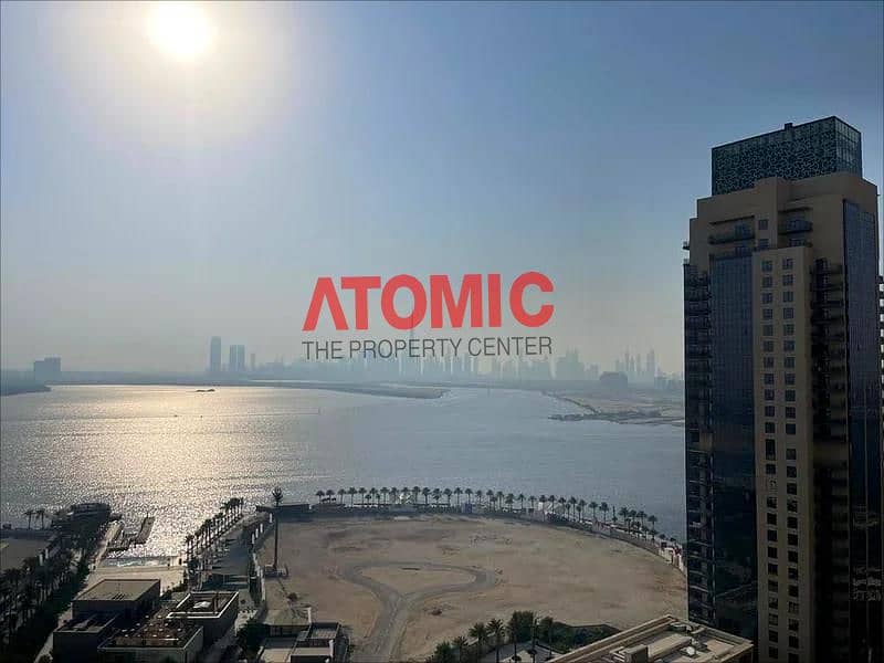 SEA VIEW LARGE 3 BEDROOM FOR RENT - CHILLER FREE IN CREEK SIDE 18-B- CREEK HARBOUR - DUBAI