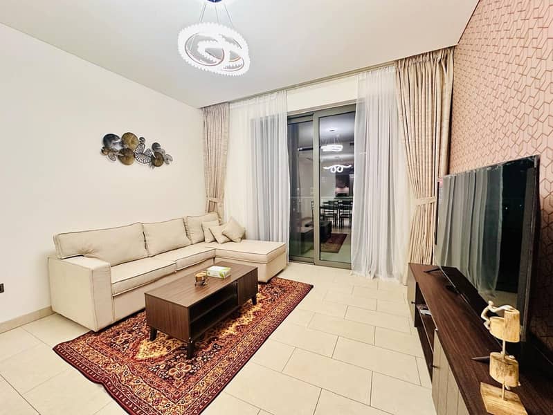 Green Community View | 1BR | Fully Furnished | Big Layout