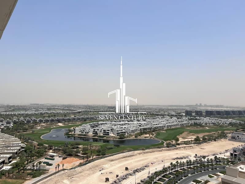 Full Golf View | 1BHK Unfurnished | Vacant