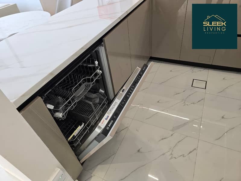 2br+Study Chiller Free Brand New Dish Washer