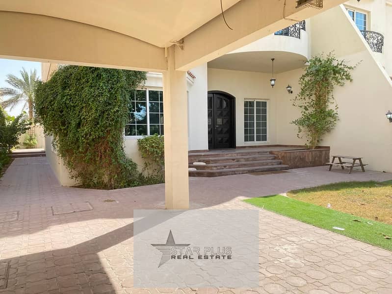 PRIVATE ENTRANCE 4 BEDROOM VILLA WITH MAID ROOM BIG SIZE WITH SHARE SWIMMING POOL