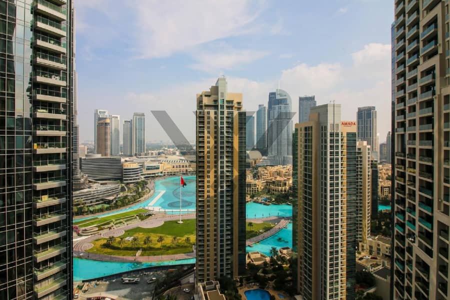 Mid-Floor 3BR Apartment| Furnished | Fountain View