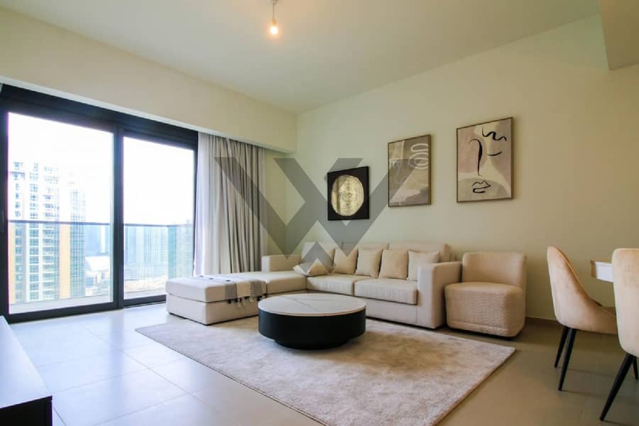 Mid-Floor 3BR Apartment| Furnished | Fountain View