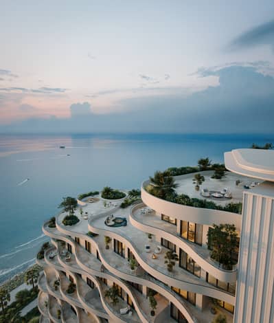 1 Bedroom Apartment for Sale in Al Marjan Island, Ras Al Khaimah - Ariel Sea View. jpg
