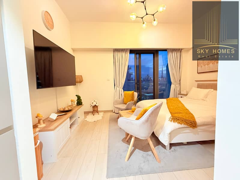 Brand New Fully Furnished studio Apartment with kitchen Appliances Available Rent 68k