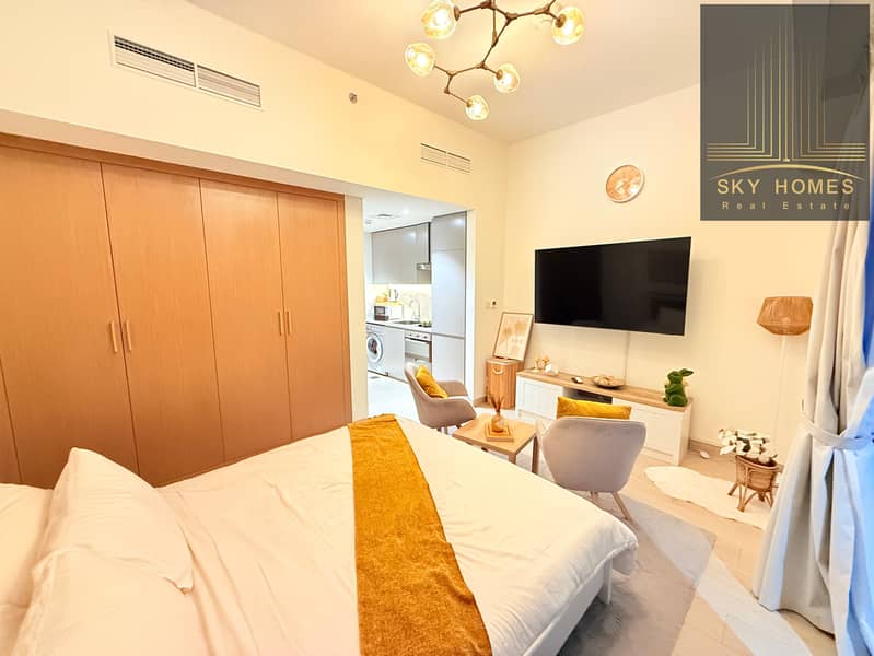 Brand New Fully Furnished studio Apartment with kitchen Appliances Available Rent 68k