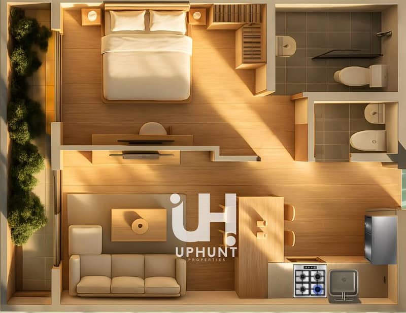 Modern 1-Bedroom | Celesto 3 | Dubailand - Image 7