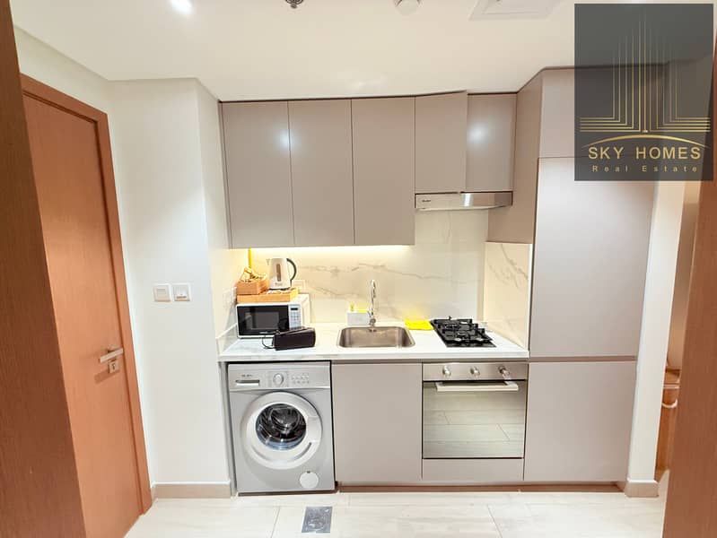 Brand New Fully Furnished studio Apartment with kitchen Appliances Available Rent 68k - Image 10