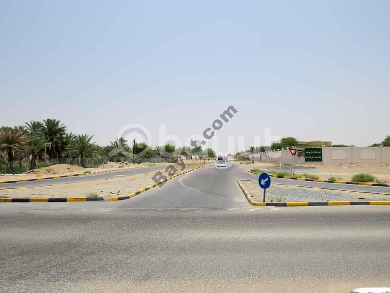 Residential land in (ِِAl yasmen) asphalt streets starting from 189 thousand dirhams