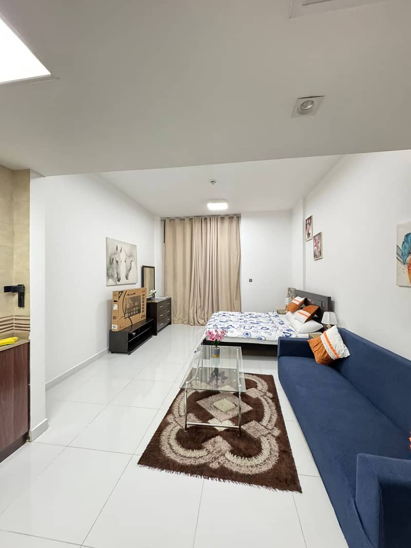 Spacious Fully Furnished Studio, Available By Monthly as Well 5500 AED