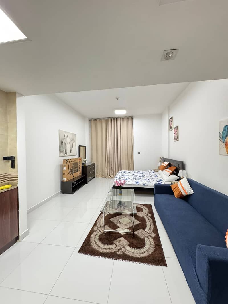 Spacious Fully Furnished Studio, Available By Monthly as Well 5500 AED