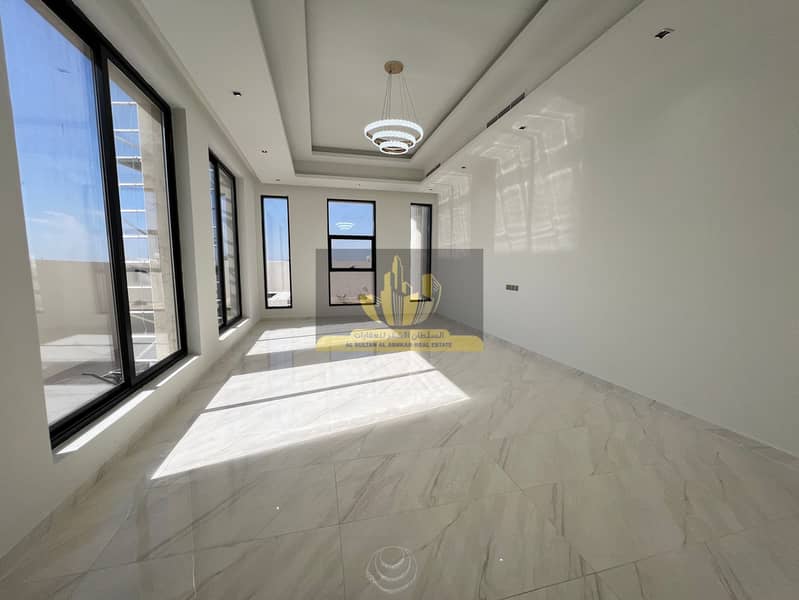 Luxury villa for rent in Mushraif area 5 master bedroom + maid