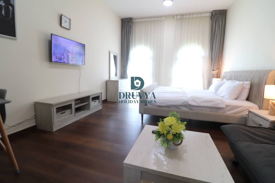 Fully Furnished Studio Near Metro Station Monthly AED 7000/-
