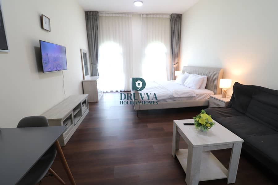 Fully Furnished Studio Near Metro Station Monthly AED 7000/-