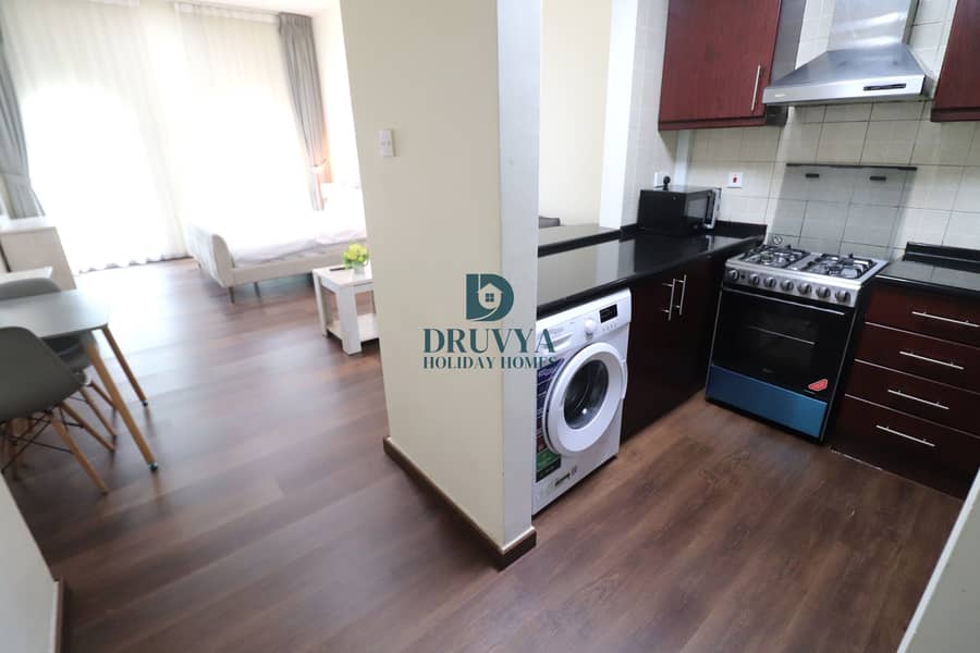 Fully Furnished Studio Near Metro Station Monthly AED 7000/- - Image 10