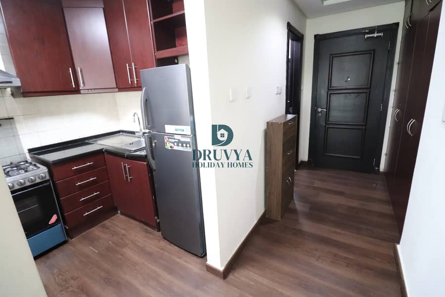 Fully Furnished Studio Near Metro Station Monthly AED 7000/- - Image 12