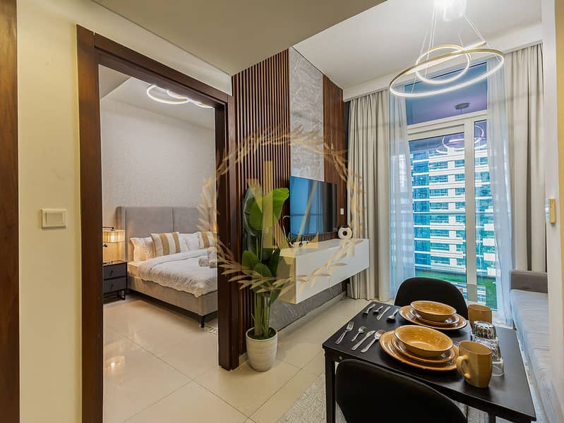 Lake View 1 BR in Damac Reva Residences - 5 min walk to Dubai Mal