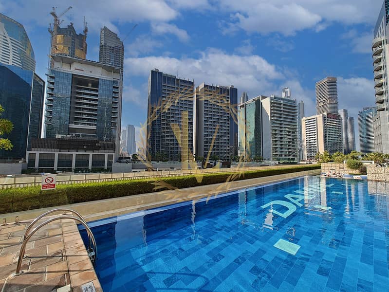 Lake View 1 BR in Damac Reva Residences - 5 min walk to Dubai Mal