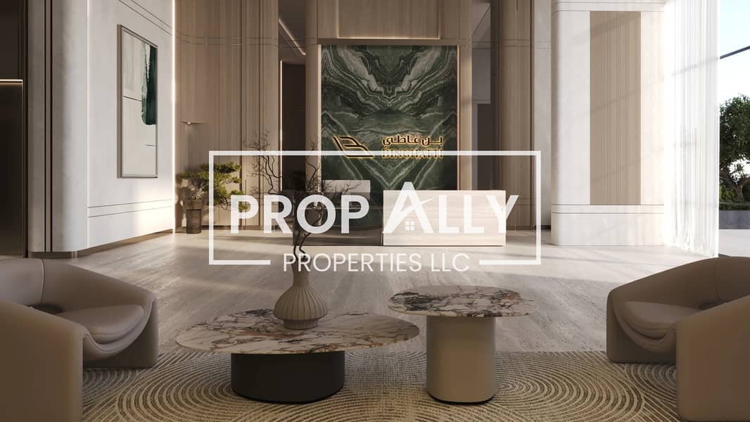 Binghatti Amberhall| 2- Bedroom Royal Suite with Lap pool | Balcony | Jumeirah Village Circle, Dubai - Image 11