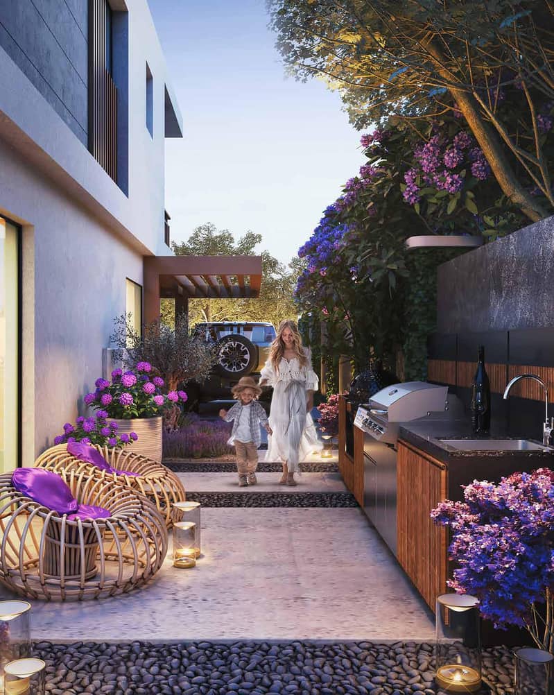 Semi detached Townhouse in Violet 4 at DAMAC Hills 2 for sale - Image 14