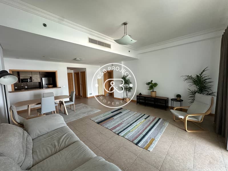 Unfurnished or Semi Furnished | Full Sea view