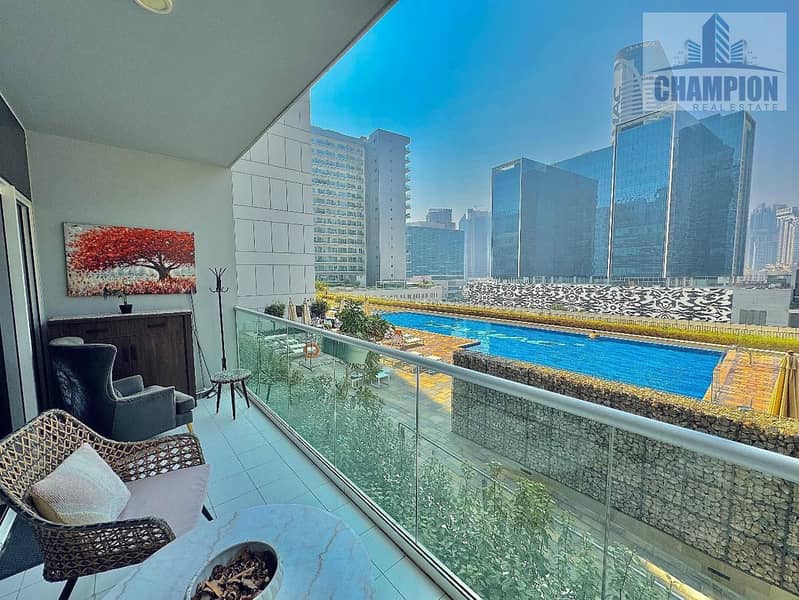 Spacious 1BHK for Sale /Fully Furnished | 520 Sqft | Vera Residence, Business Bay