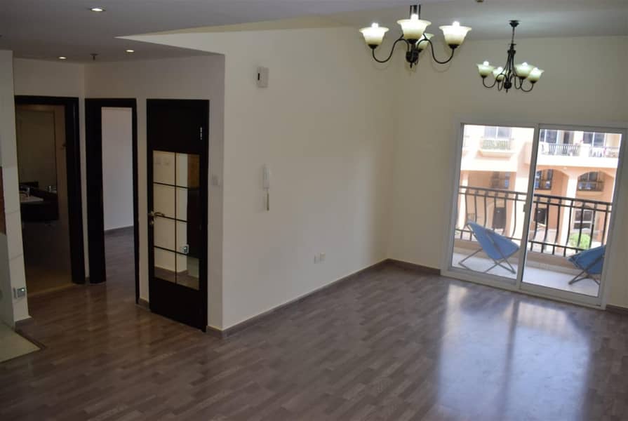 Pool View Parquet Flooring 1 Bedroom IN Diamond Views 3