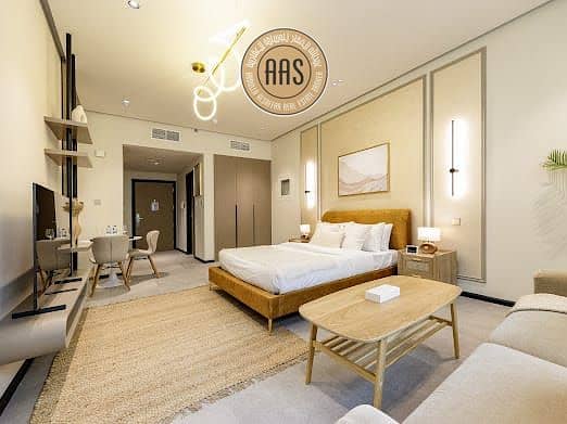 Brand new fully furnished studio || rent 60k || all amenities || arjan dubai