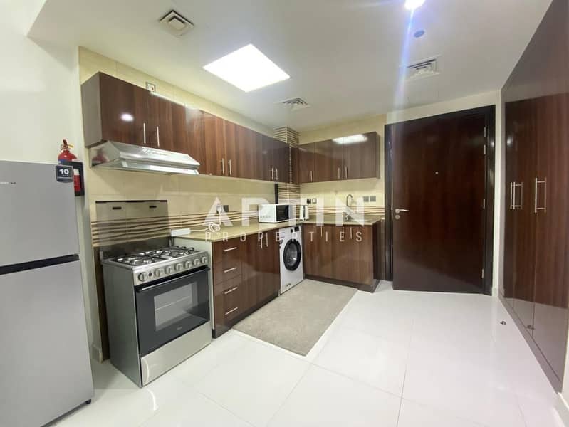 Stylish Furnished Studio | Kitchen with Appliances | Balcony | Including Dewa & Gas