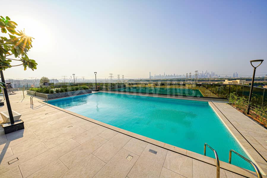 Brand-New 1 Bedroom | High Floor | Huge Layout | 2 Wardrobes | Fully Furnished | 82,000 AED