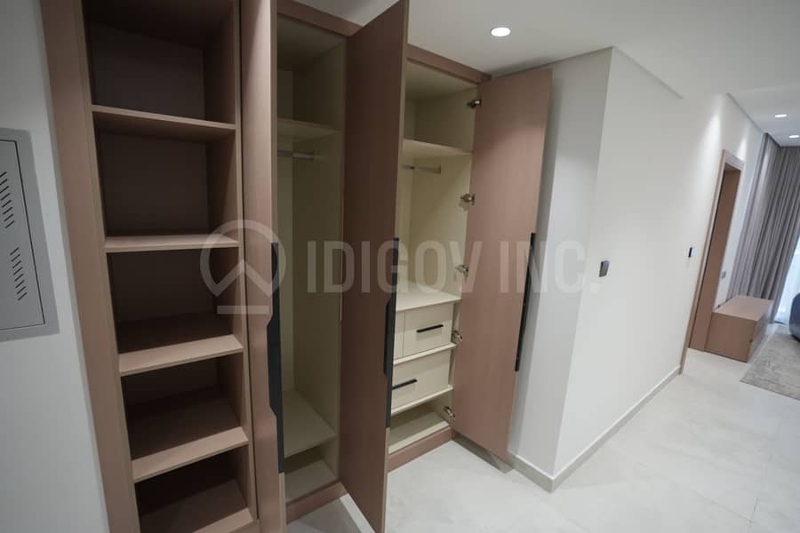 Brand-New 1 Bedroom | High Floor | Huge Layout | 2 Wardrobes | Fully Furnished | 82,000 AED
