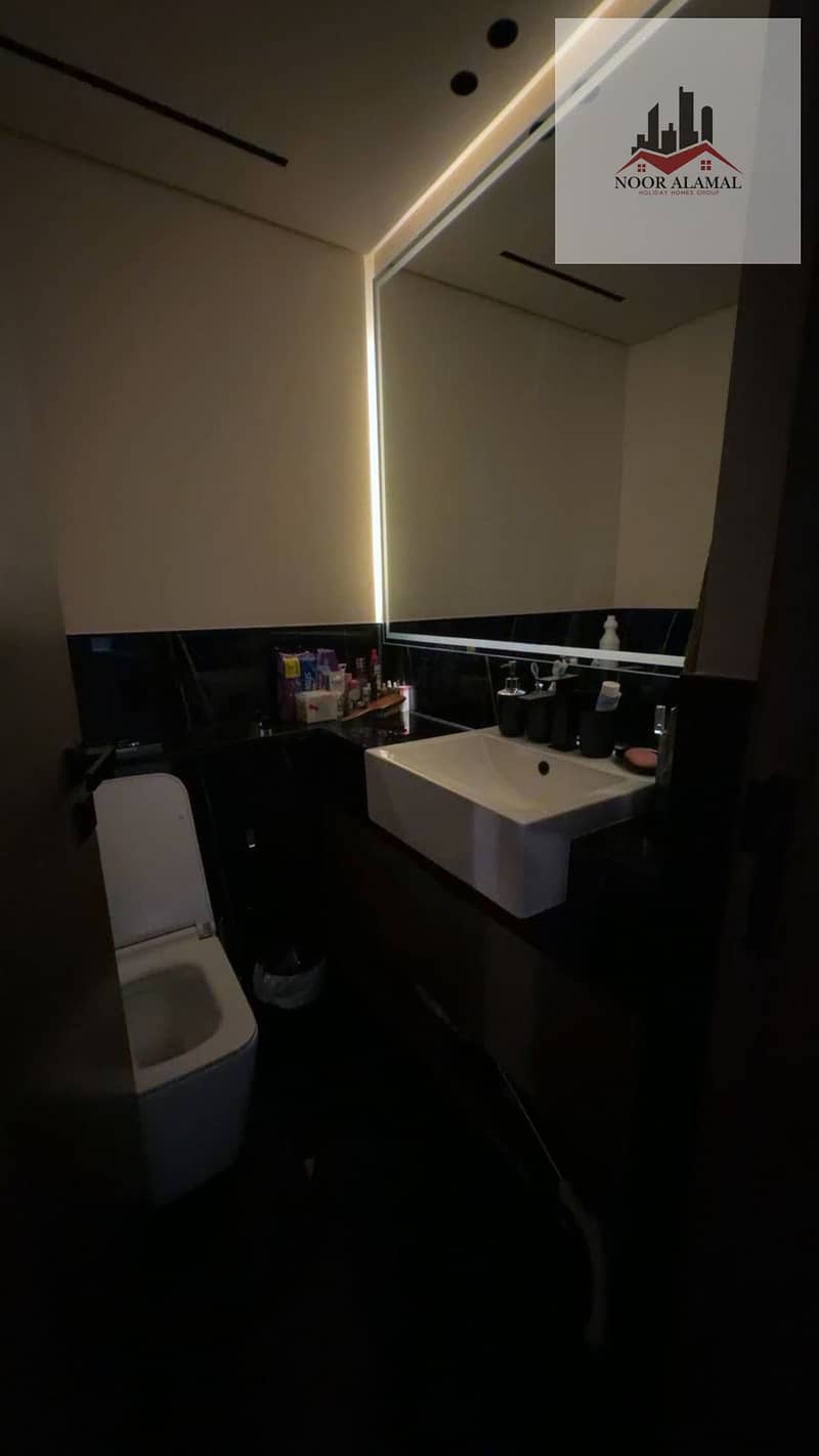 Dubai, fully furnished super deluxe apartment, second occupancy, one bedroom, living room, kitchen, and two bathrooms. Price: 10,000 AED including int - Image 8