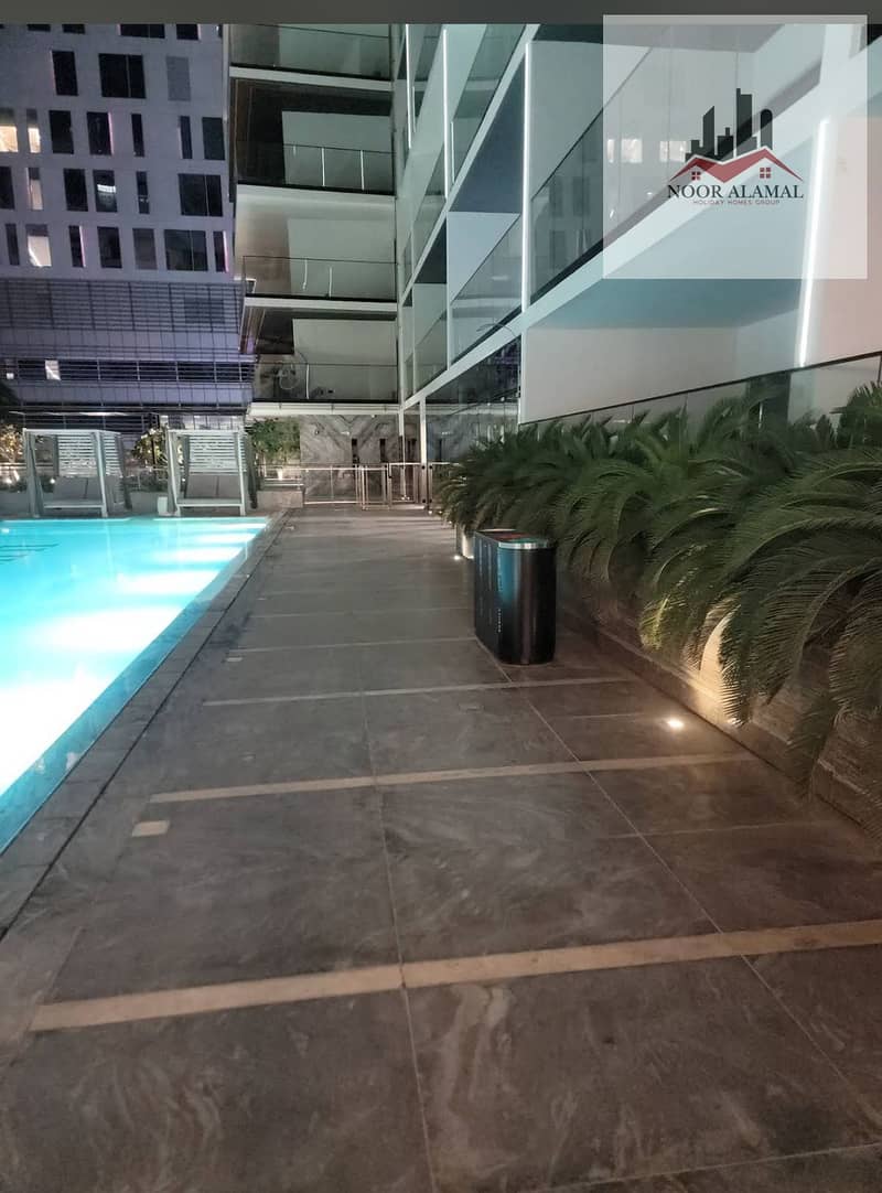 Dubai, fully furnished super deluxe apartment, second occupancy, one bedroom, living room, kitchen, and two bathrooms. Price: 10,000 AED including int - Image 9