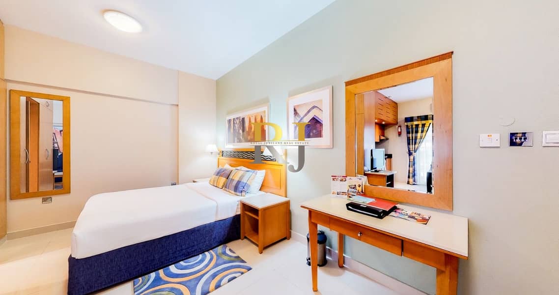 Hotel-Style Studio in Golden Sands 3 | All Utilities + Facilities