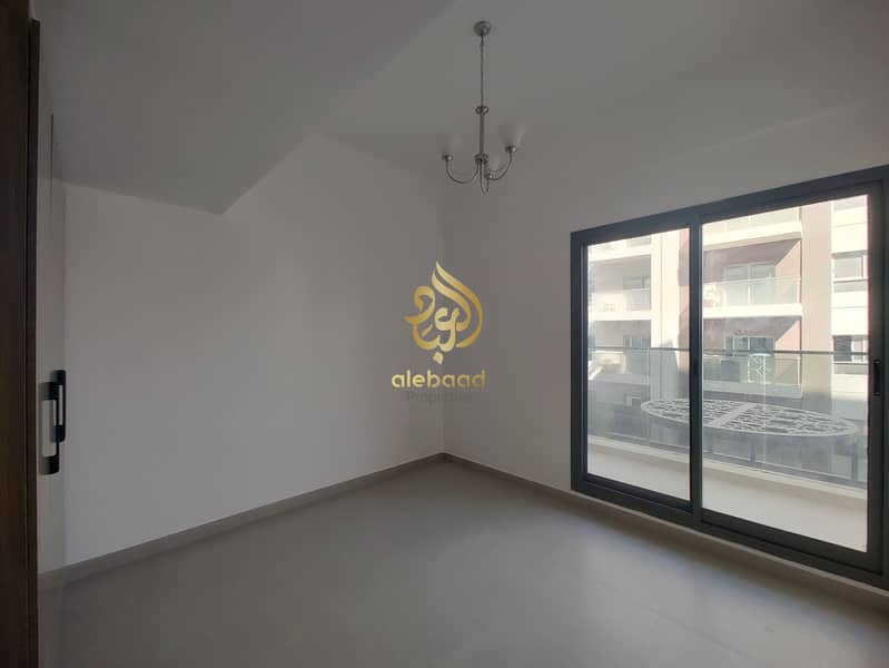 Specious Brand New 1BHK apartment with bolcony very prime location just in 63k in warsan 4