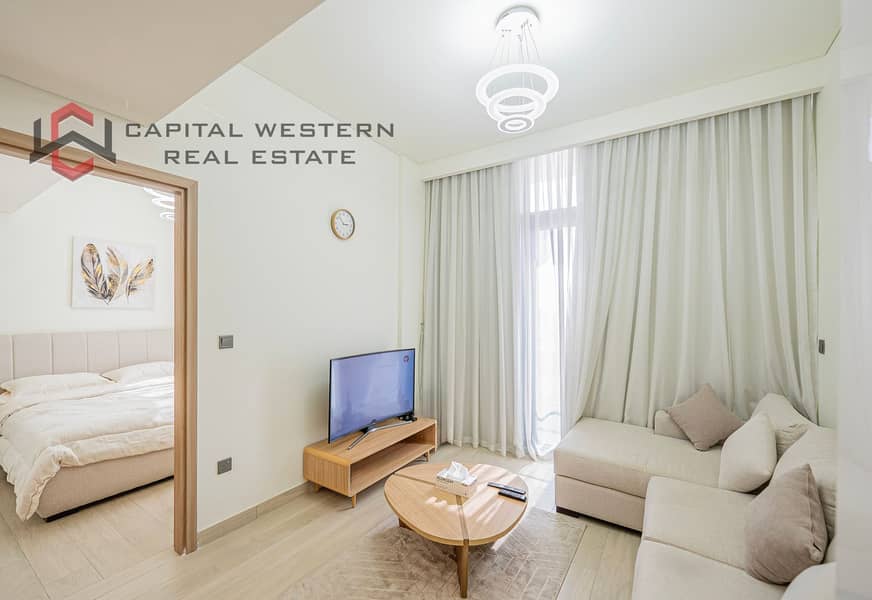 Fully Furnished 1BR | High Floor | Prime Location