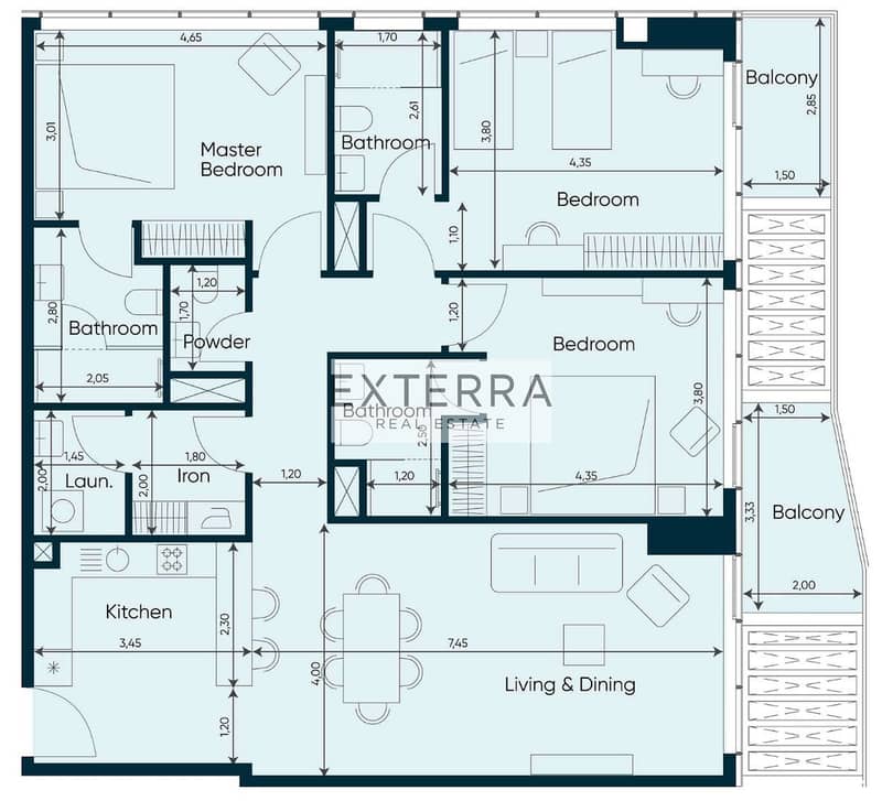 3 BR Apartment // 5min to Beach // Unique Opportunity