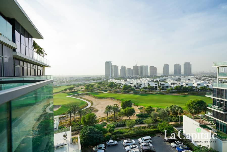 Golf View | 2 Bed + Maid | Fully Furnished