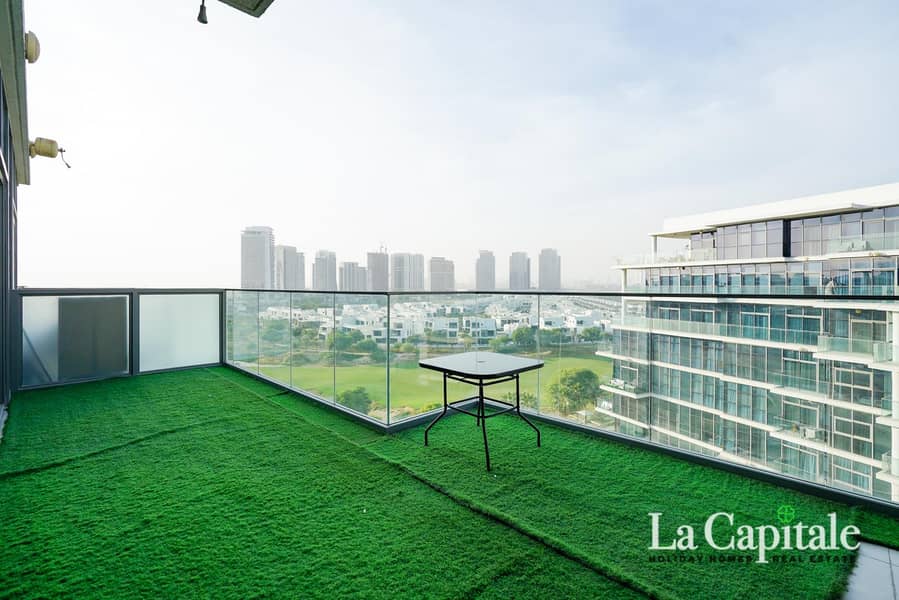 Golf View | 2 Bed + Maid | Fully Furnished