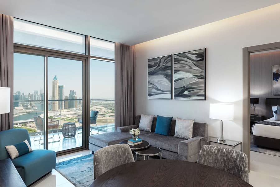 Fully Furnished 2-Bedroom Apartment | Aykon Tower B, DAMAC | AED 130,000