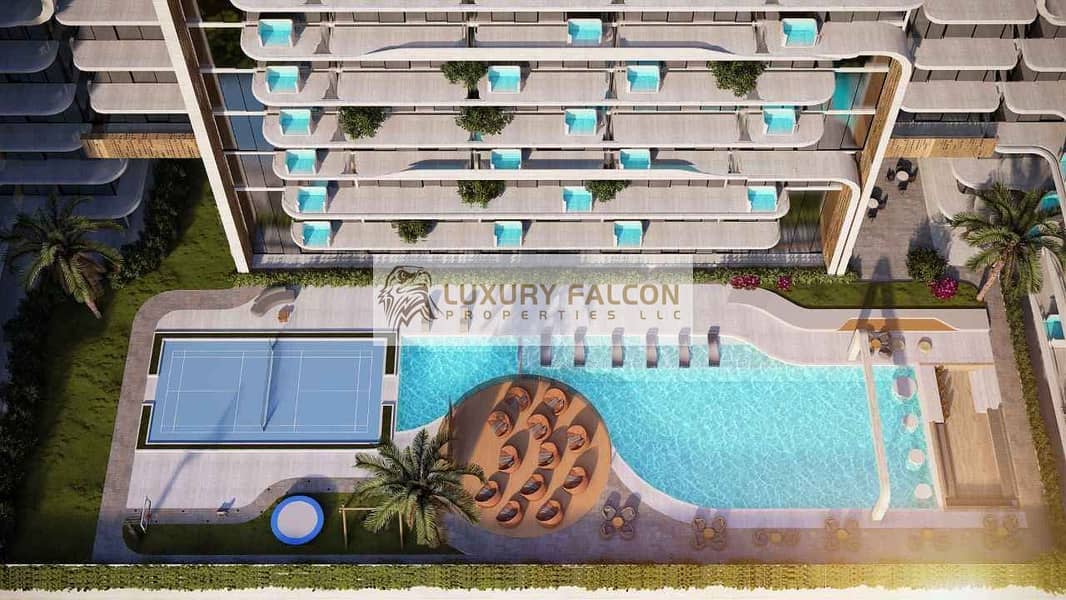 Luxury 1BR | Jacuzzi, Laundry & Study | Boulevard View | Premium Layout - Image 6