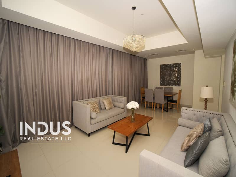 Beautifully Maintained Fully Furnished | 3BR+M | 2400 SQFT