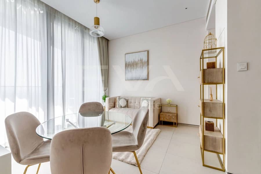 High Floor | Furnished without Bills | Marina View